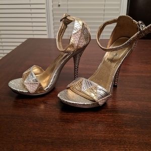 Silver and Gold Heels